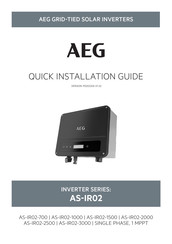 AEG AS-IR02-1500 Guía De Instalación Rápida