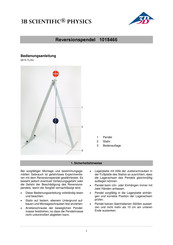 3B SCIENTIFIC PHYSICS 1018466 Manual De Instrucciones