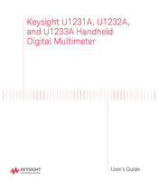 Keysight Technologies U1233A Guia Del Usuario