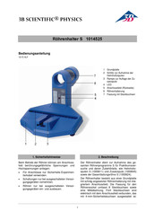 3B SCIENTIFIC PHYSICS 1014525 Manual De Instrucciones