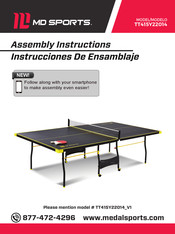 MD SPORTS TT415Y22014 Instrucciones De Ensamblaje