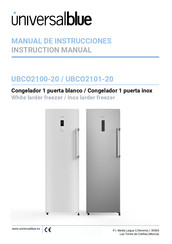 universalblue UBCO2100-20 Manual De Instrucciones