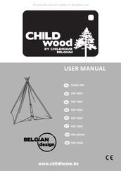 Childhome Belgium Child Wood TIPI Manual Del Usuario