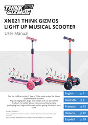 THINK GIZMOS XN021 Manual De Instrucciones