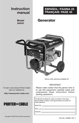 Porter Cable BSI525 Manual De Instrucciones