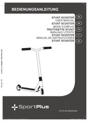 Sportplus SP-SC-201 Manual De Instrucciones