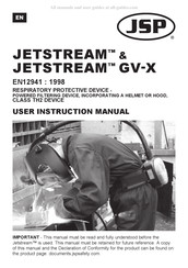 JSP JETSTREAM GV-X Manual De Instrucciones