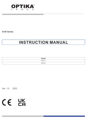 Optika Italy B-60 Serie Manual De Instrucciones