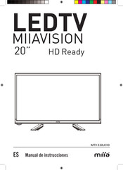 Miia MTV-E20LEHD Manual De Instrucciones