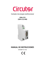 Circutor CEM-C12-MID Manual De Instrucciones