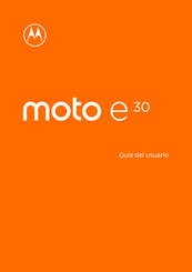 Motorola moto e 30 Guia Del Usuario