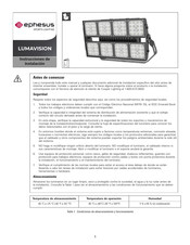 EPHESUS LUMAVISION Instrucciones De Instalación Y Mantenimiento