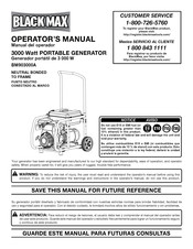 Black Max BM903000A Manual Del Operador