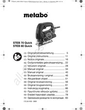 Metabo STEB 70 Quick Manual Original