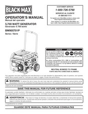 Black Max BM905701P Serie Manual Del Operador