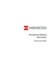 Hikmicro Mini Serie Guia De Inicio Rapido