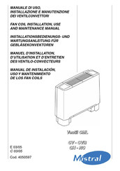 Mistral Ventil CML CV Manual De Instalación, Uso Y Mantenimiento