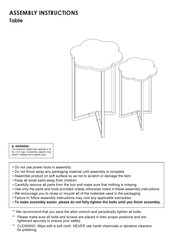 Silverwood FT1263-GLD-RGR Instrucciones Para Armar