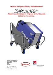 Rosemor Rotomatic Manual De Operaciones Y Mantenimiento