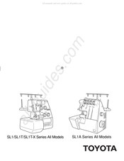 Toyota SL1T-X Serie Manual Del Usuario