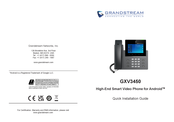 Grandstream GXV3450 Guía De Instalación Rápida