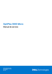 Dell OptiPlex 3000 Micro Manual De Servicio