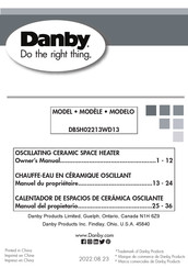 Danby DBSH02213WD13 Manual Del Propietário