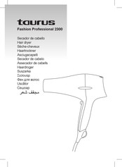 Taurus Fashion Professional 2300 Folleto De Instrucciones