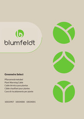 Blumfeldt Greenwire Select Manual De Instrucciones