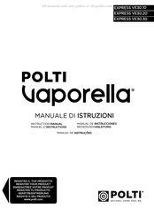 POLTI Vaporella EXPRESS VE30.30 Manual De Instrucciones