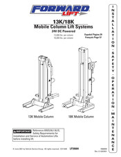 Forward Lift MCH18 Guía De Instalación, Operación Y Mantenimiento