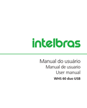 Intelbras WHS 60 duo USB Manual De Usuario