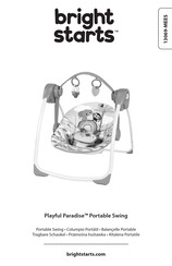 Bright Starts Playful Paradise Portable Swing Manual De Instrucciones