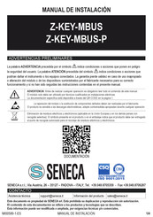 Seneca Z-KEY-MBUS Manual De Instalación