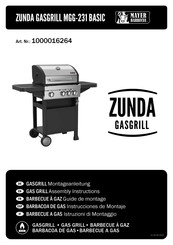 Mayer Barbecue 1000016264 Instrucciones De Montaje