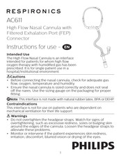 Philips RESPIRONICS AC611 Instrucciones De Uso