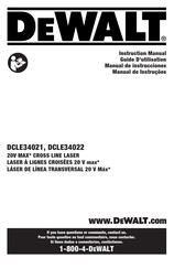 DeWalt DCLE34022 Manual De Instrucciones