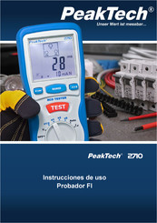 Peaktech 2710 Instrucciones De Uso