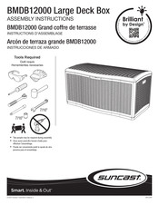 Suncast BMDB12000 Instrucciones De Armado