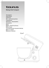 Taurus MIXING CHEF COMPACT Manual Del Usuario