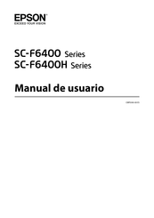 Epson SC-F6400 Serie Manual De Usuario
