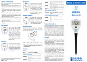 Hanna Instruments HI981014 Manual De Instrucciones