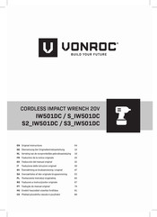 VONROC S2 IW501DC Traducción Del Manual Original