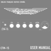 Ashdown Engineering CTM-15 Guia Del Usuario