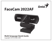 Genius FaceCam 2022AF Guía Rápida