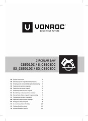 VONROC S CS501DC Traducción Del Manual Original