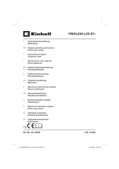 EINHELL FREELEXO 800 LCD BT+ Manual De Instrucciones Original