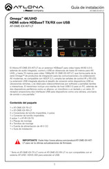 Panduit Atlona Omega AT-OME-EX-KIT-LT Guia De Instalacion