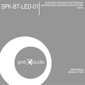 GMB Audio SPK-BT-LED-01 Manual Del Usuario