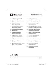 EINHELL TE-MB 18/127 U Li Manual De Instrucciones Original